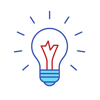 strategy & insights lightbulb icon