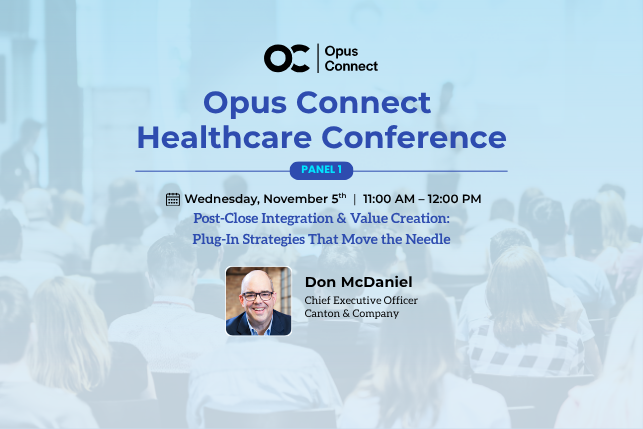 Opus Connect Healthcare Conference